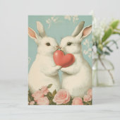 Schattigee Valentijn's Day Holiday Kaart (Staand voorkant)