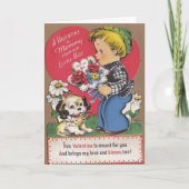 Schattigee Valentijnsdag Kaart voor moeder (Voorkant)