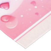 Schattigee Valentijnsdag kat/kitten Tafelkleed (Gekanteld)