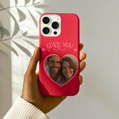 Schattigee Valentijnsdag 'LOVE YOU' & Custom Photo Case-Mate iPhone Case