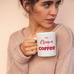 Schattigee Valentijnsdag offerte gepersonaliseerd Koffiemok