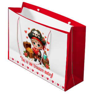 Schattigee Valentijnsdag piraat Groot Cadeauzakje