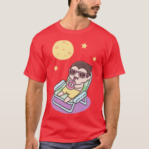 Schattigee vampier g en genieten van een moonbath t-shirt