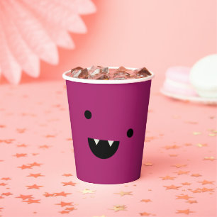 Schattigee vampier Halloween Papieren Bekers