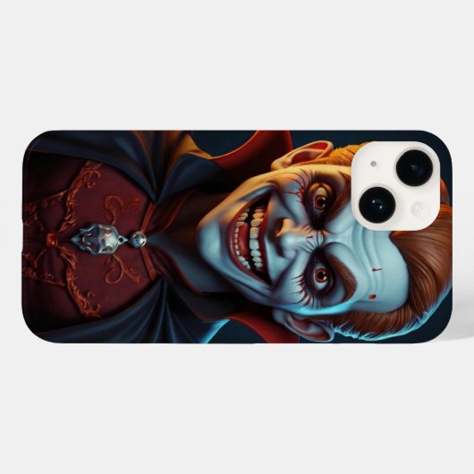 Schattigee Vampier Halloween T-shirt Case-Mate iPhone Case (Achterkant (horizontaal))