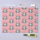 Schattigee Vampier Panda Bats Ghost Roze Halloween Tissuepapier (Craft)