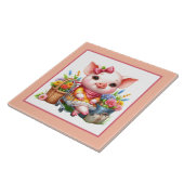 Schattigee varkensliefhebbers Land Tegeltje (Zijkant)