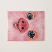 Schattigee varkenspuzzel legpuzzel (Horizontaal)