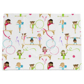 Schattigee veelkleurige gymnastiek Kinder Patroon Groot Cadeauzakje (Voorkant)