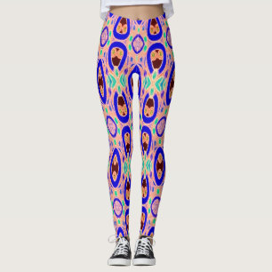 Schattigee veelkleurige "Ratti_Creative_Arts" Legg Leggings