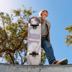 Schattigee verpleegster Anime Skateboard