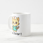 Schattigee verpleegster koffiemok (Voorkant links)