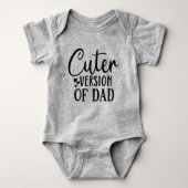 Schattigee versie van Dad Boy Romper (Voorkant)