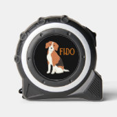 Schattigee Vilt Look Beagle Dog Tape Measure Rolmaat (Voorkant)