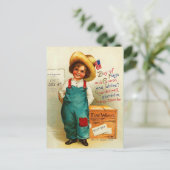 Schattigee Vintage 4 juli Briefkaart (Staand voorkant)