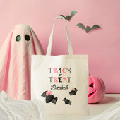 Schattigee Vleermuizen Coquette Bows Trick or trea Tote Bag