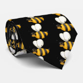 Schattigee vliegende hommel honingbijen stropdas (Opgerold)