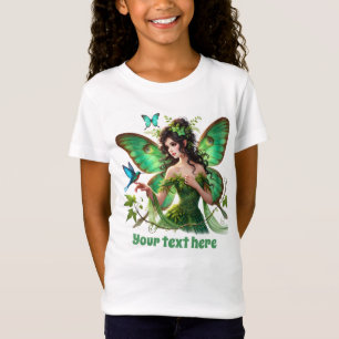 Schattigee Vlinder fantasie eenhoorn meisjes aanpa T-shirt