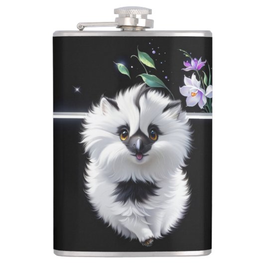 Schattigee vloer heupfles (Voorkant)