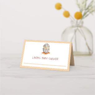 Schattigee vogel genderneutraal Baby shower