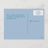 Schattigee vogelkerstcadeau feestdagenkaart (Achterkant)