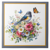 Schattigee vogelliefhebbers keuken crafting busine tegeltje (Voorkant)