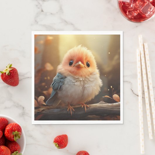 Schattigee vogelpapieren servetten (Insitu)