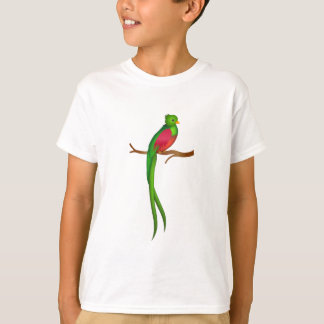 Schattigee vogelquetzal t-shirt