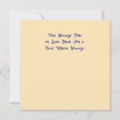 Schattigee Vogels, Strawberry Thief Art, Naam & Be Kaart (Achterkant)