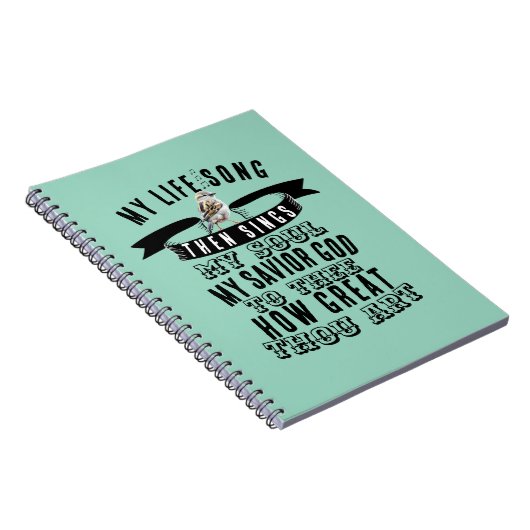 Schattigee vogelzang Hoe groot zijt Gij Hymne Notitieboek (Rechterzijde)