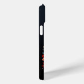 Schattigee vos met bloemenknipsel Case-Mate iPhone case (Achterkant / Rechts)