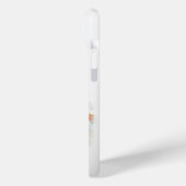 Schattigee vos met bloemenknipsel Case-Mate iPhone case (Achterkant / Links)