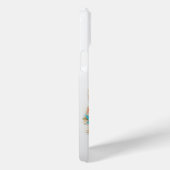 Schattigee vos met bloemenknipsel Case-Mate iPhone case (Achterkant / Rechts)