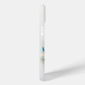 Schattigee vos met bloemenknipsel Case-Mate iPhone case (Achterkant / Rechts)