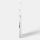 Schattigee vos met bloemenknipsel Case-Mate iPhone case (Achterkant / Links)