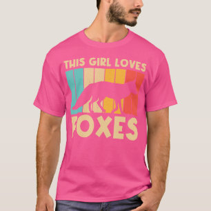 Schattigee vos voor meisjes Fennec Fox Lover Arcti T-shirt