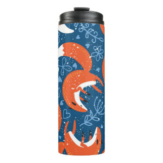 Schattigee vossen:  dierenpatroon thermosbeker