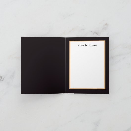 Schattigee vriendschap bericht toevoegen kaart (Binnen)