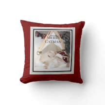 Schattigee vrolijke kerst Katten slapen kerst