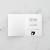 Schattigee vrolijke kerst zakelijke feestdagen kaart (Binnen)