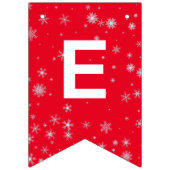 Schattigee vrolijke kerstboom Xmas sneeuwfeest Vlaggetjes (Tweede vlag)