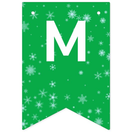 Schattigee vrolijke kerstboom Xmas sneeuwfeest Vlaggetjes (Eerste vlag)