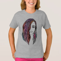 Schattigee vrouwen T-shirt met een afbeelding
