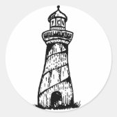 Schattigee vuurtoren planner stickers (Voorkant)