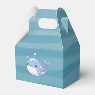 Schattigee walvis, walvis voor de kust/zeevaart bedankdoosjes