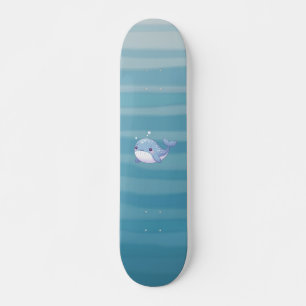 Schattigee walvis, walvis voor de kust/zeevaart skateboard