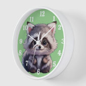 Schattigee wasbeer bosdieren bos vrienden (Hoek)