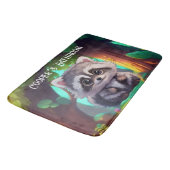 Schattigee wasbeer bosdieren bos vrienden badmat (Gekanteld)