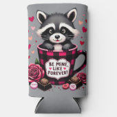 Schattigee wasbeer Valentijn Buffalo Plaid estheti (Voorkant)