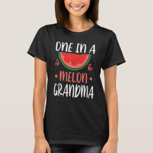 Schattigee Watermeloen Een In Een Meloen Oma Nana T-shirt